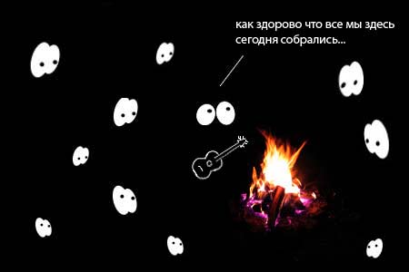 Изгиб гитары желтой...